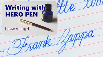 Hero Pen | Cursive writing 4| Fountain Pen | School Basics