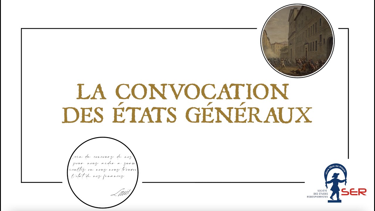 La convocation des États généraux (1789)