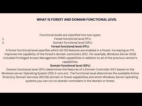 Check Domain & Forest Functional Levels for a Safe AD Upgrade ...