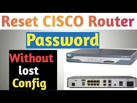 How to Reset CISCO Router Password Without Lost Configuration