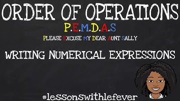 Writing Numerical Expressions