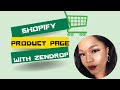 How to create shopify product  collection page with zendrop