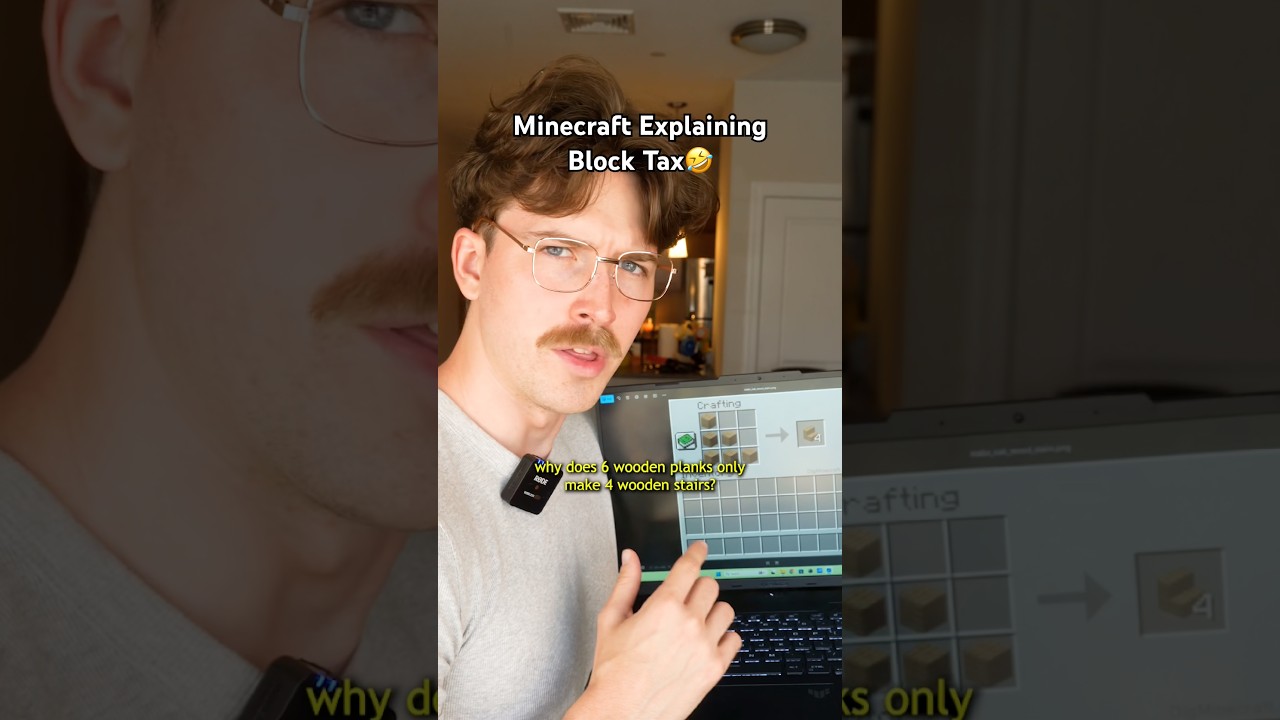 Minecraft Explaining Block Tax🤣