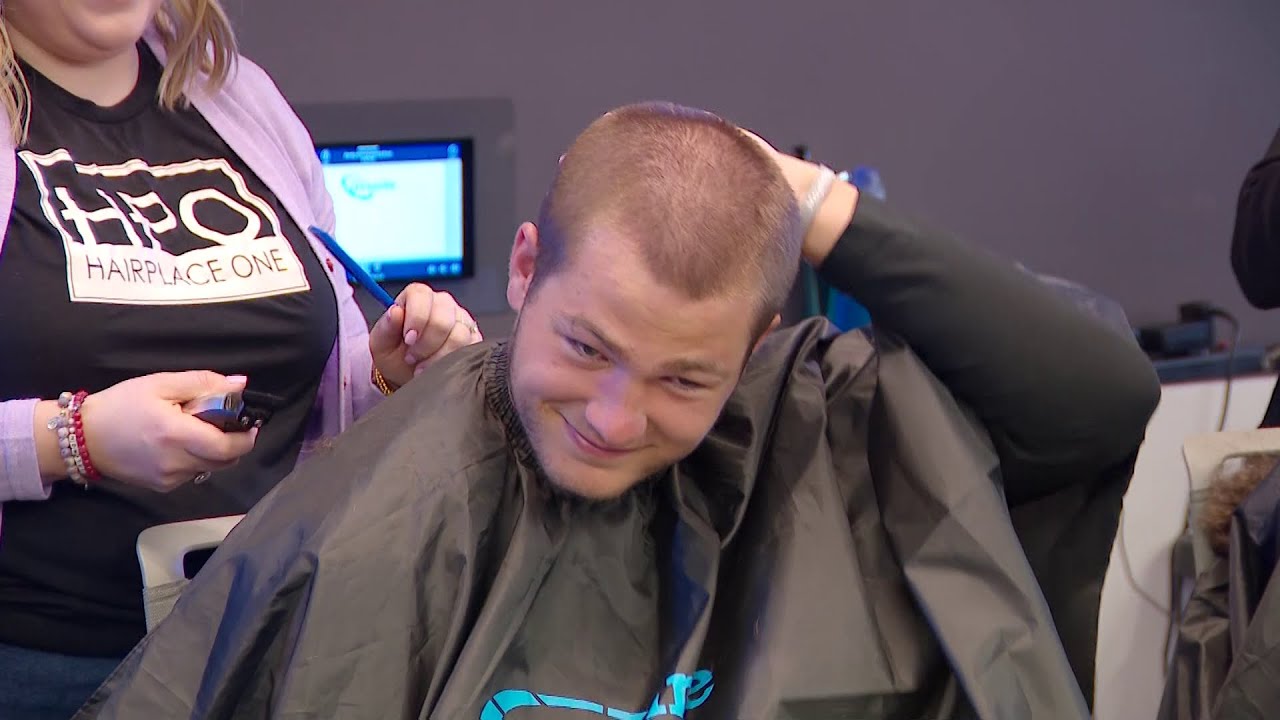 Drake Maye shaves head to raise money for Boston Children's Hospital