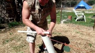 Spring pole PVC trap with the Driveway Primitive