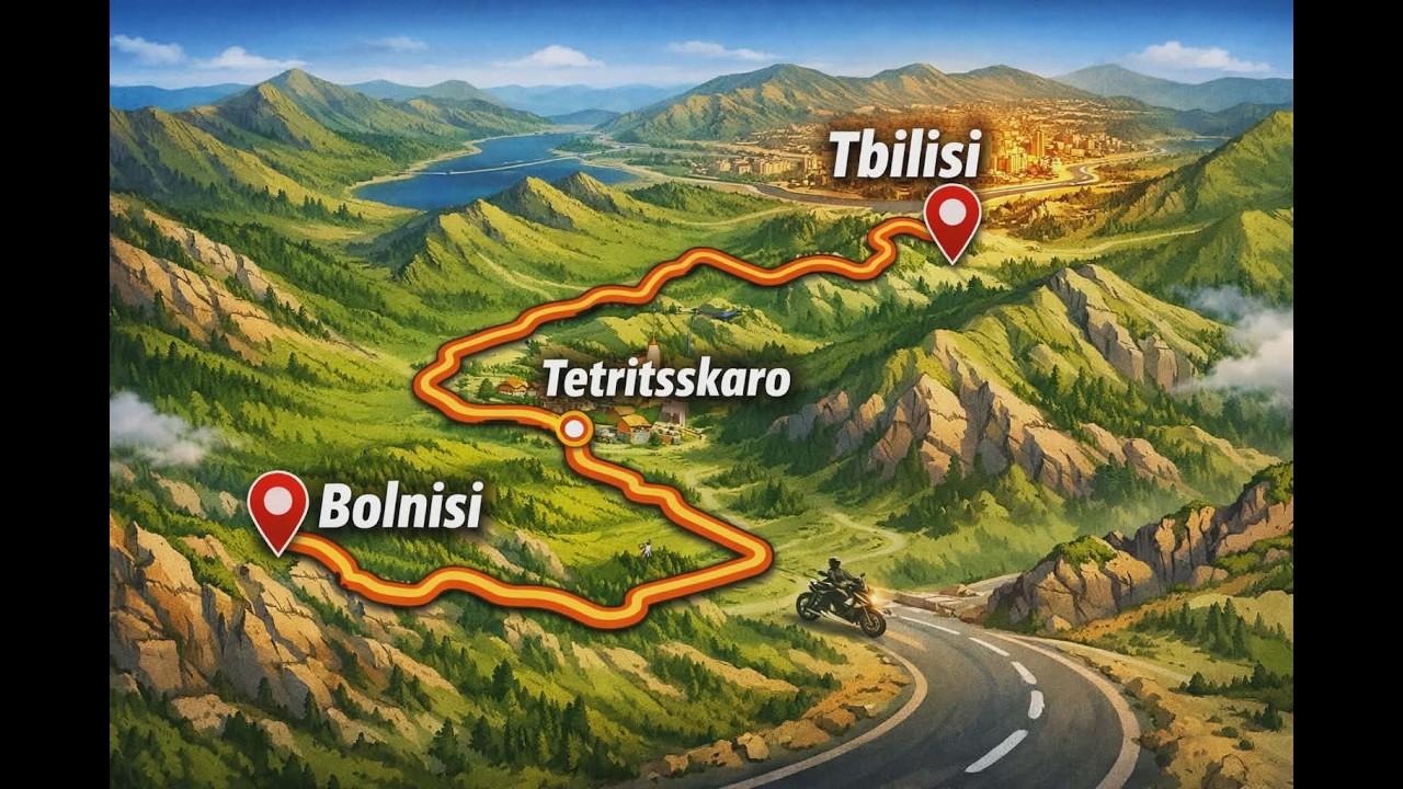 Georgian Twisties at the limited! KTM 1290 Super duke GT / Tbilisi-Bolnisi-Tbilisi   21/02/2026
