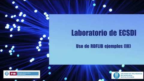 Material Laboratorio ECSDI RDFlib 3