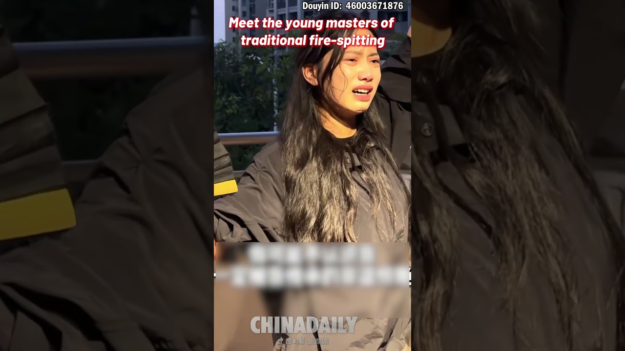 Meet the young masters of traditional fire spitting