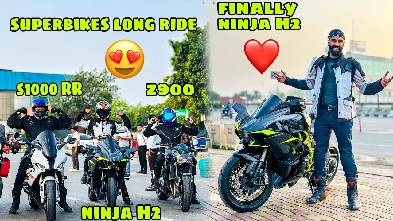 Finally Ninja H2 lekar Long Ride par nikal gaye 😍 or H2 ne Highway par atank macha diya 😱