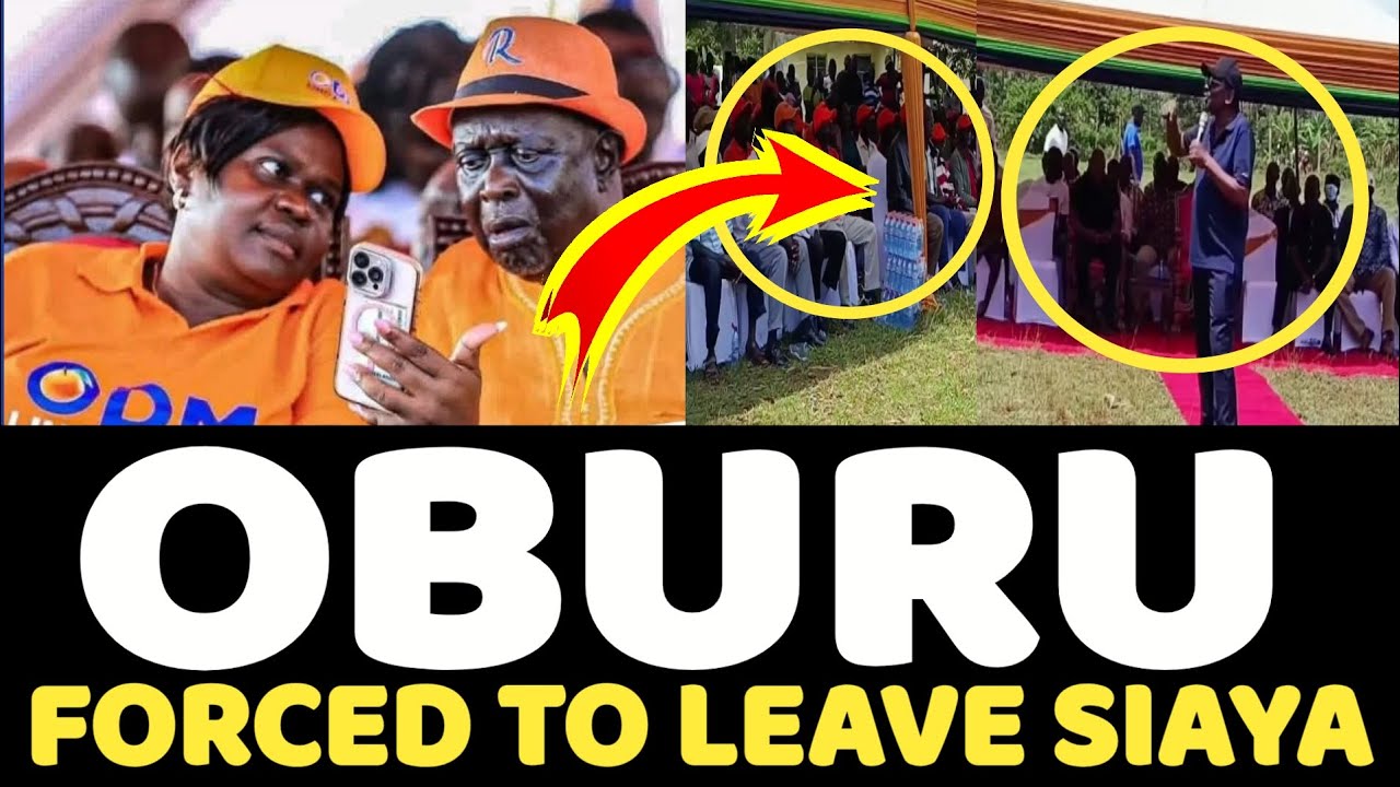 OBURU and WANGA Finished - Orengo Stormed SIAYA Forcing Them to Leave Abruptly!
