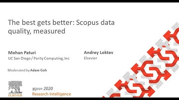 The best gets better: Scopus data quality, measured | #PRCN2020