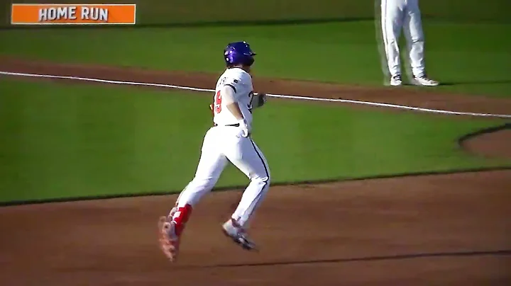 Clemson baseball's Jarrell hits home run vs. Charl...