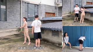 Hilarious Bamboo Strip Torture Challenge #funny #comedy #prank#funnycompilation