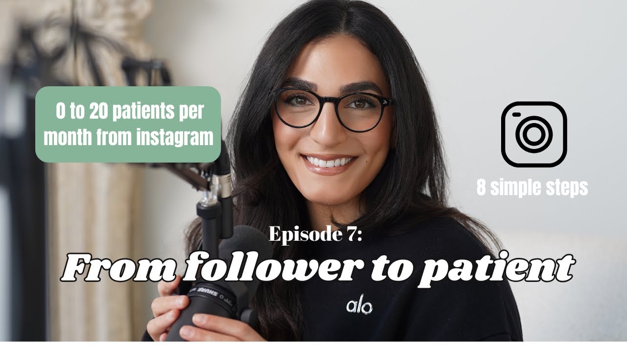 If I wanted to get 20 new patients per month from Instagram, here's 8 steps I would take now