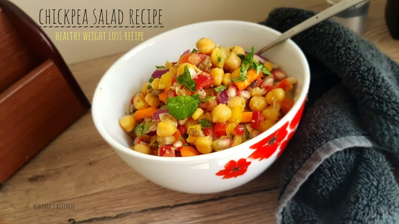 Chickpea salad Recipe weightloss recipe Salad Recipe for weight