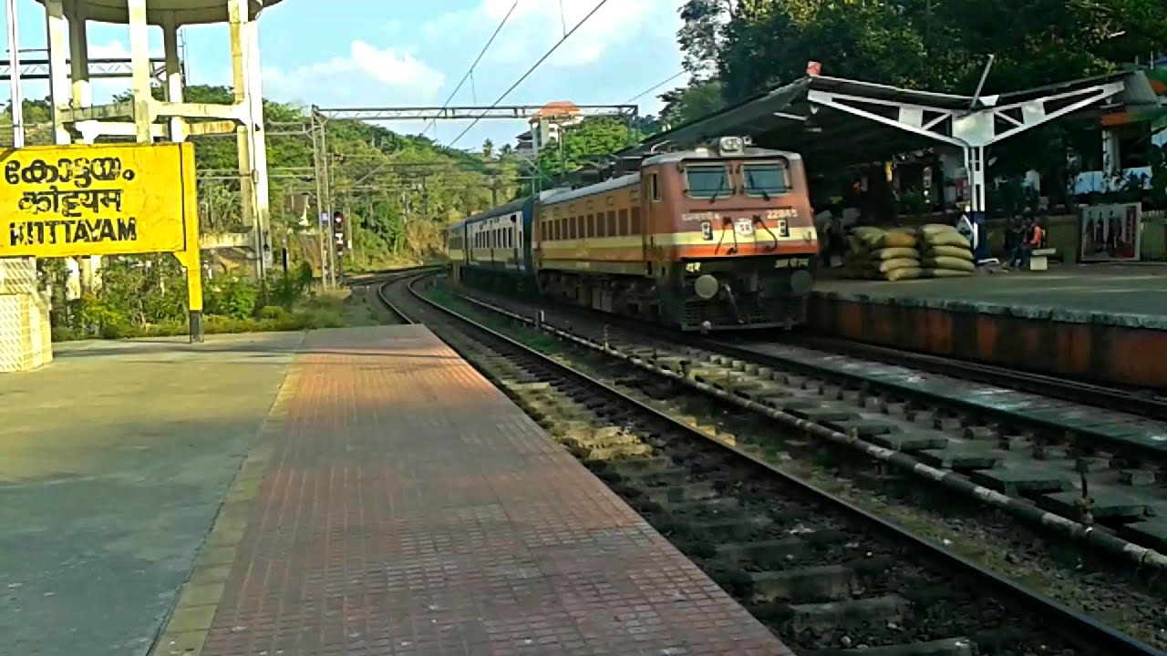 Kannur Jan Shatabdi Express arrives Kottayam YouTube