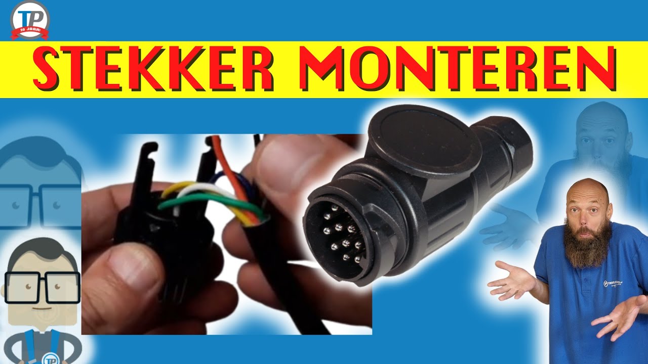 Zo Monteer Je ZELF Een 13-Polige Aanhangerstekker in 5 Minuten?