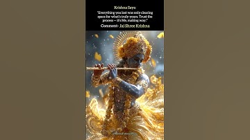 Let go & trust divine timing ✨ | Lord Krishna quote #Shorts #krishnablessings #krishnamotivation