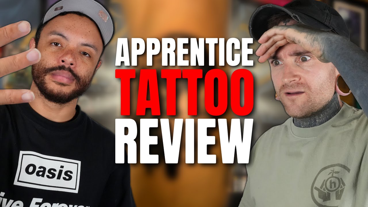 Обзор первой татуировки моего ученика!