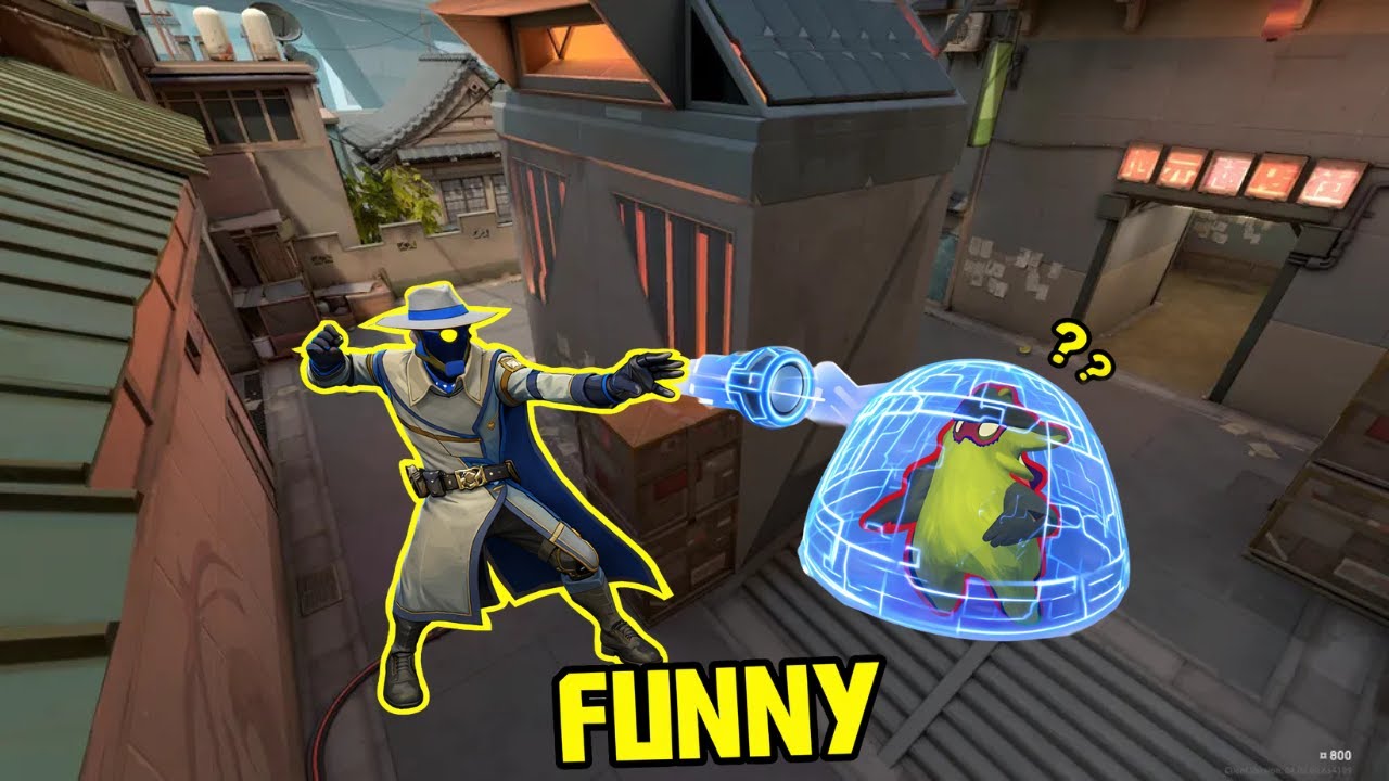 Cypher Cyber-Caged Gekko and Lost His Mind 😂 | VALORANT Funny Moments 