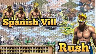 All-In Spanish Villagers vs Fast-Imp Monks