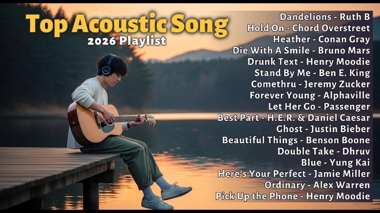 Top Trending Acoustic Song 2026 🔥🎵 Chill & Smooth | New English Love Song Playlist