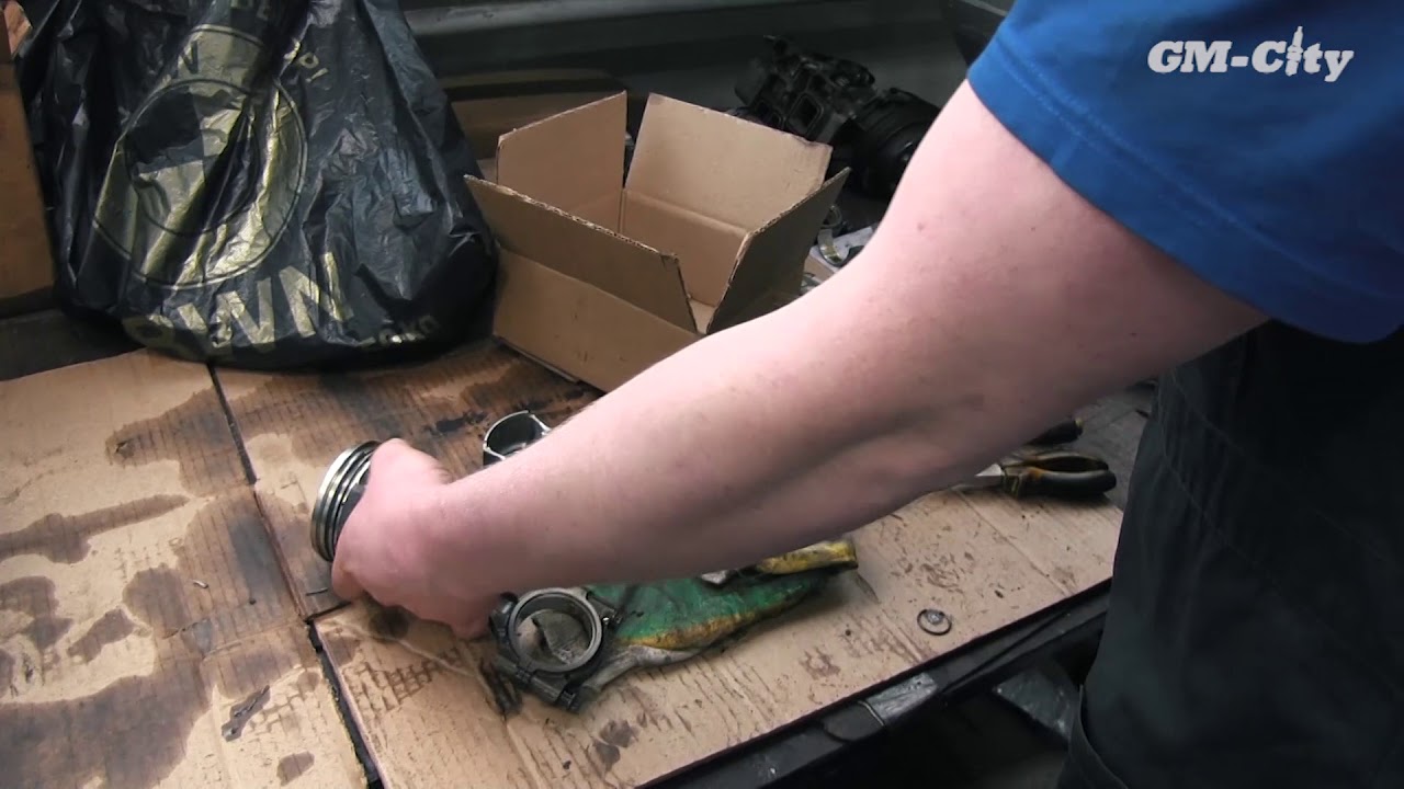 Сборка двигателя A16XHT от Опель Инсигния - часть 1 - YouTube