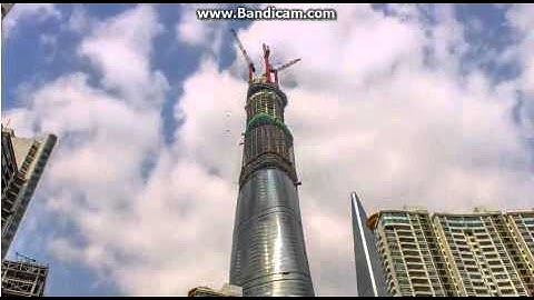 Four year time lapse of Shanghai Tower being constructed