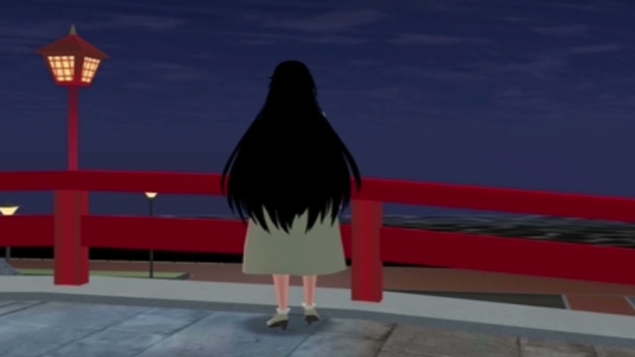 SHADOW GHOST WAITING THE RED BRIDGE || SAKURA SCHOOL SIMULATOR