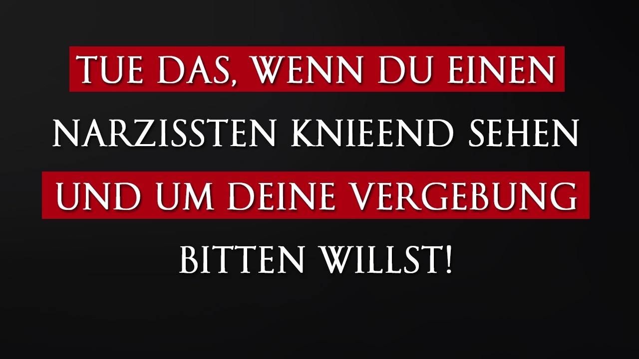Emotionale Narzissten werden zittern vor Angst, wenn du diese Schritte gegen sie gehst | Narzissmus