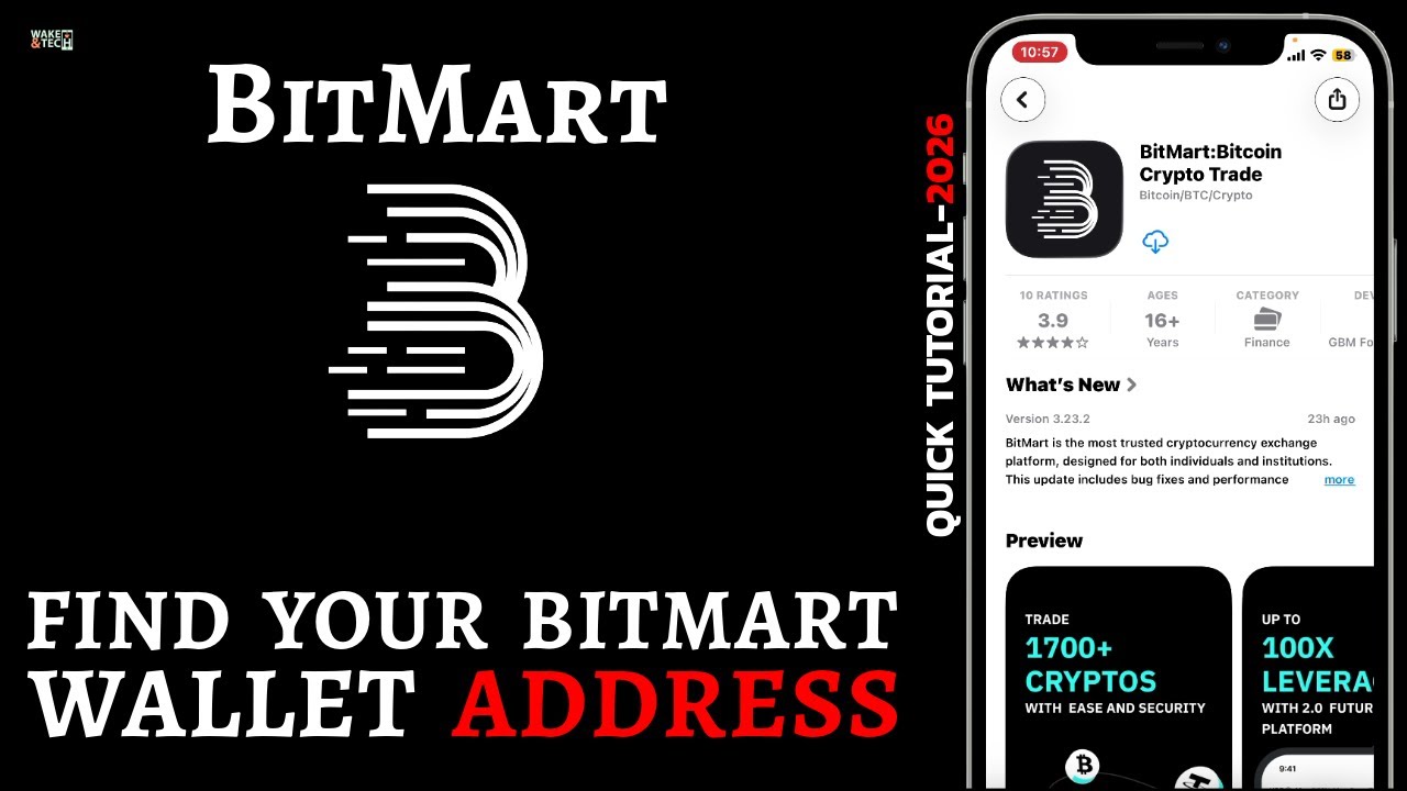 Where is BitMart Wallet Address? | BitMart Tutorial for Beginners