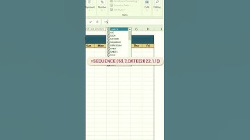 Make dynamic calendaring fast with Excel SEQUENCE function and Excel DATE Formula #excel