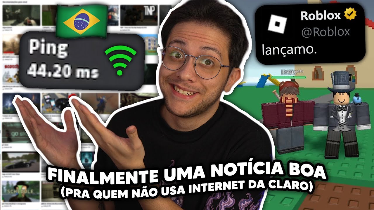 O ROBLOX LANÇOU SERVIDORES BRASILEIROS (mas a coisa tá feia em algumas ...