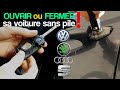Verrouiller/Déverrouiller sans pile dans la clef 🔑❎🔋