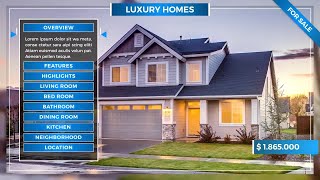 Real Estate Slideshow After Effects Templates
