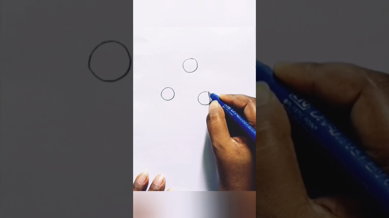 How To Draw Smiley Flower With Circle 