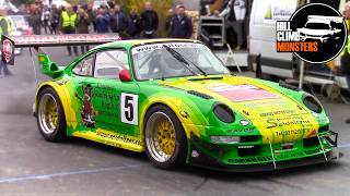 Porsche 993 GT2 Bi-Turbo doing Wheelies!! || Driven by 74 Year Old Racer