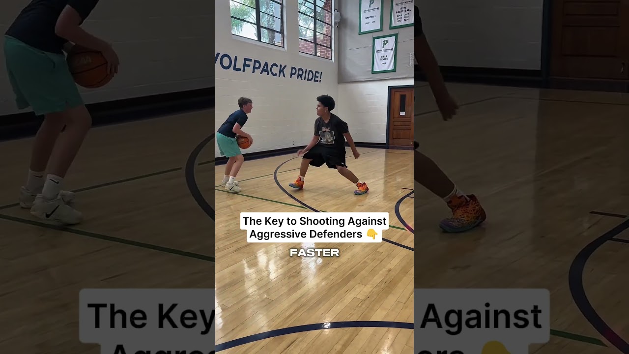 How to stay calm when the defender closes out 😤 #basketball #nba #training