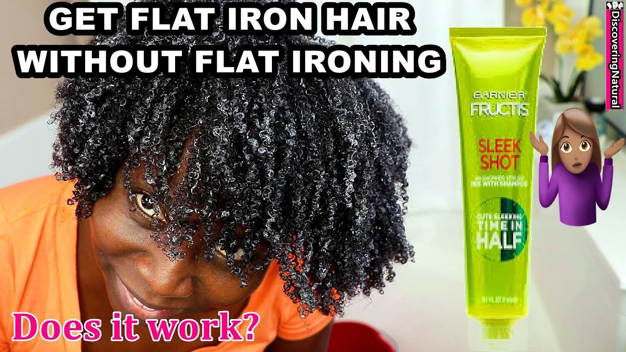 Garnier Fructis Sleek Shot Inshower Styler on Natural Hair DiscoveringNatural YouTube