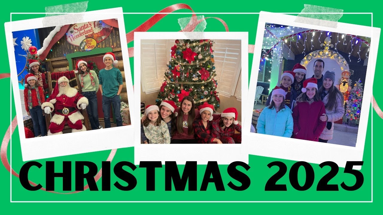 Рождественские воспоминания 2025 | Семейный рождественский видеоблог | Наши любимые праздничные м...