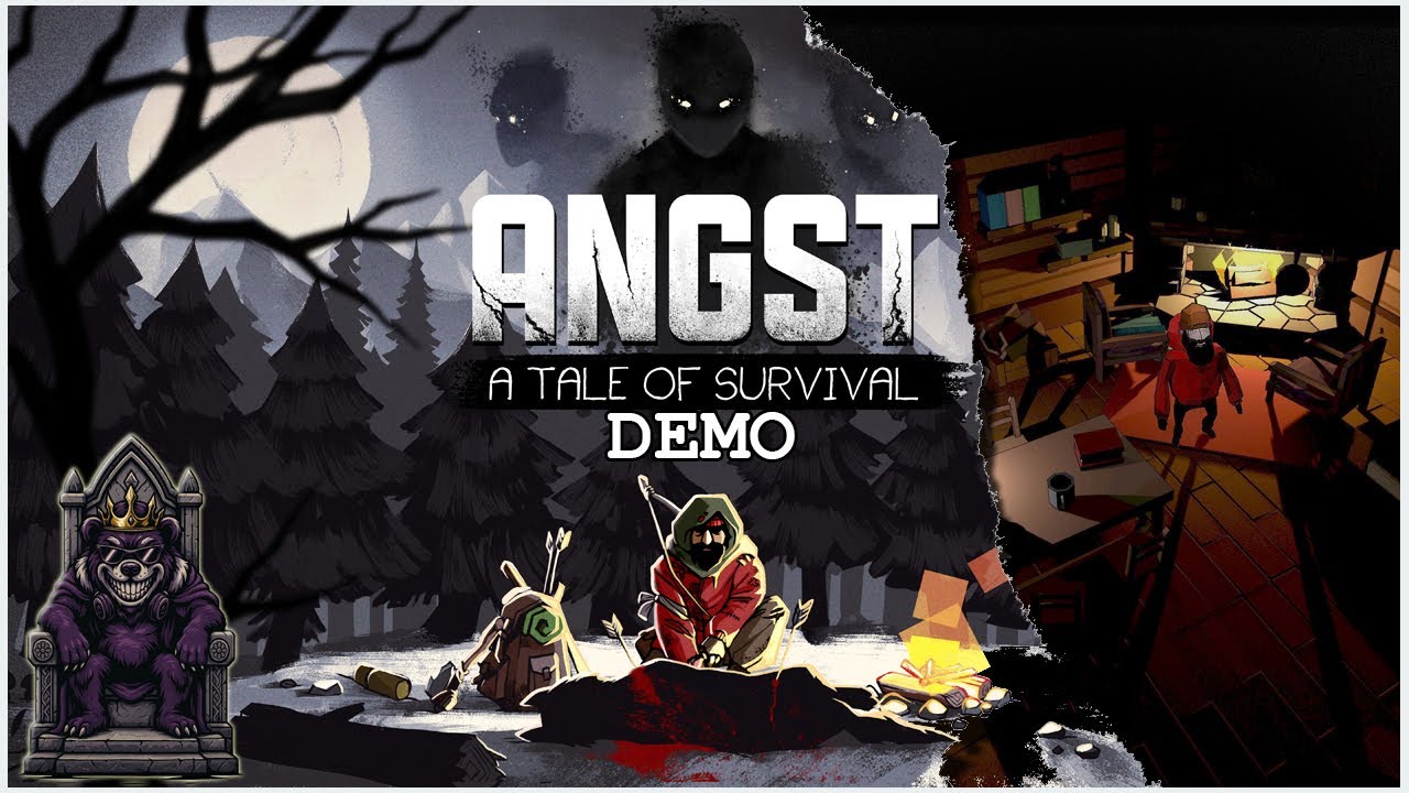SANDBOX SURVIVAL CON BUENA AMBIETACION - ANGST: A TALE OF SURVIVAL gameplay (demo)