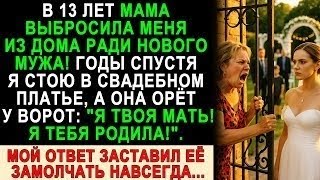 картинка: В 13 мама выгнала ради мужа… На свадьбе я ответила так, что она замолчала навсегда!
