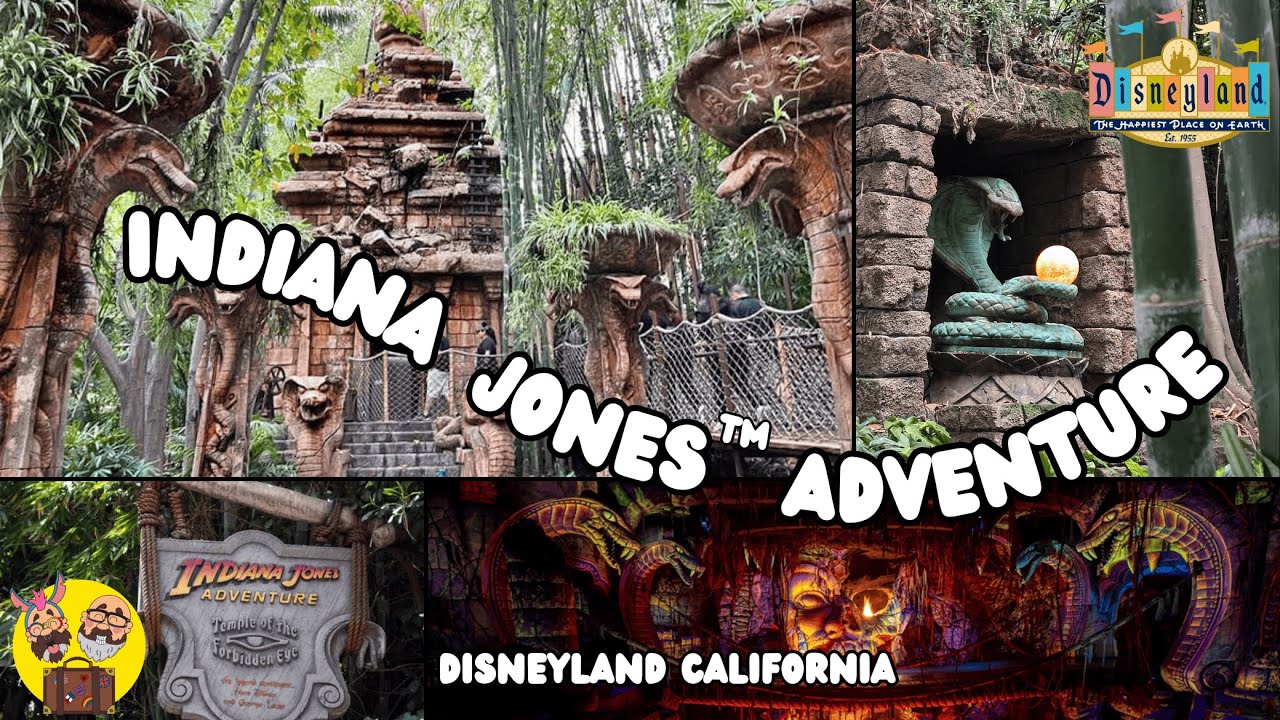 Disney Rides | Disneyland California | Indiana Jones Adventure - YouTube