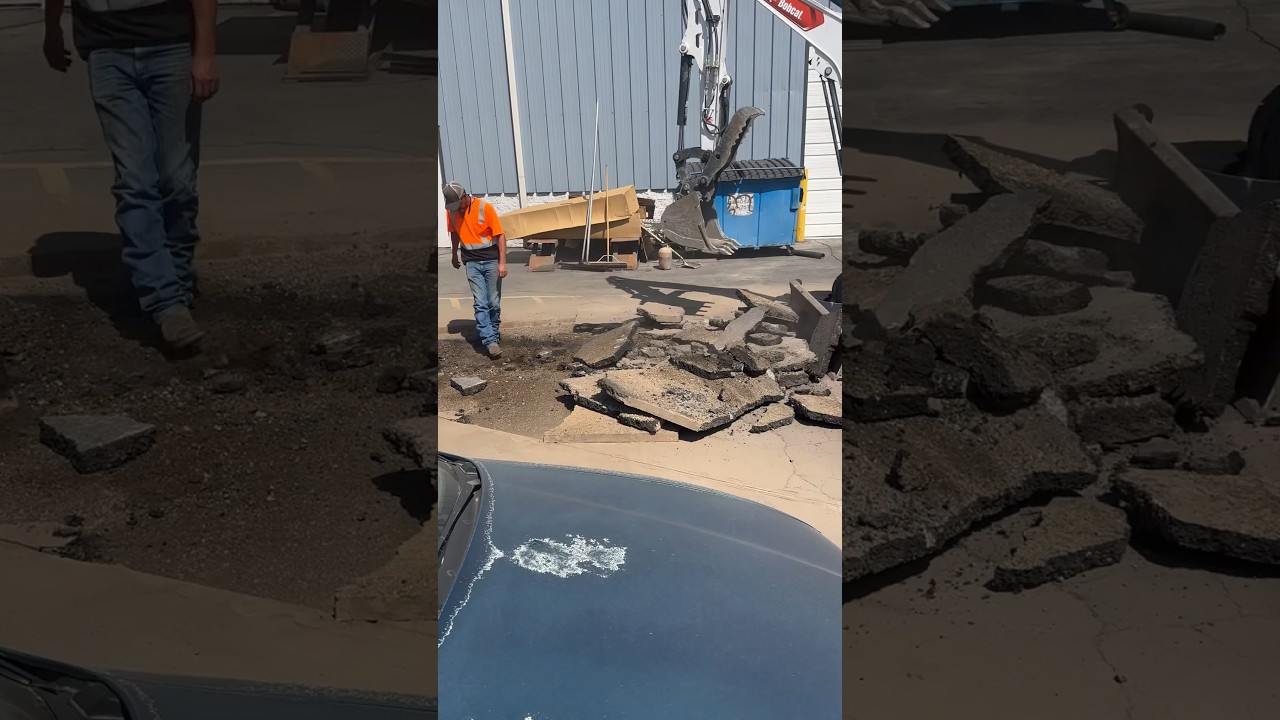 Jensen Brothers Off-Road Getting Our Parking Lot Fixed!