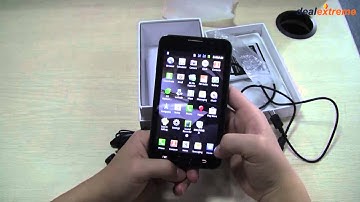 9220 Android 2.3 GSM Bar Phone w/ 5.2" Capacitive Screen, Quad-Band, Wi-Fi and Dual-SIM - DX