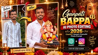 Ganesh Chaturthi AI Photo Editing For Boy 2026 | Create Ganpati Bappa Photos Using ChatGPT For Boy screenshot 5
