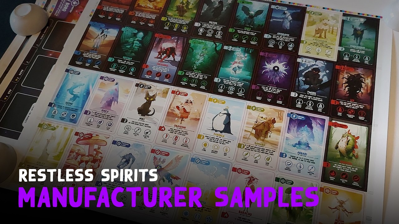 Restless Spirits - Final Manufacturer Samples - YouTube