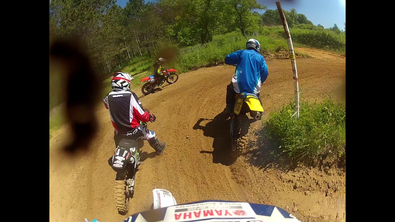 Midwest VMX CMJ Raceway Hixton WI. EVO Practice 1983 Yamaha YZ490 22nd ...