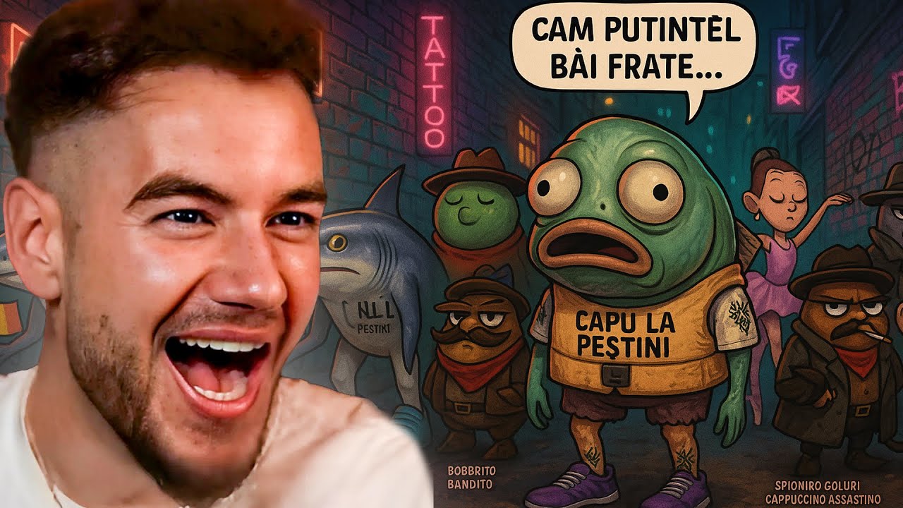 Theo Zeciu Creeaza Maneau Brainrot Si Personajul Capu' La Pestini