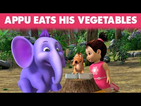 Episode 8 - Appu Eats His Vegetables | 4k | Appu the Yogic Elephant